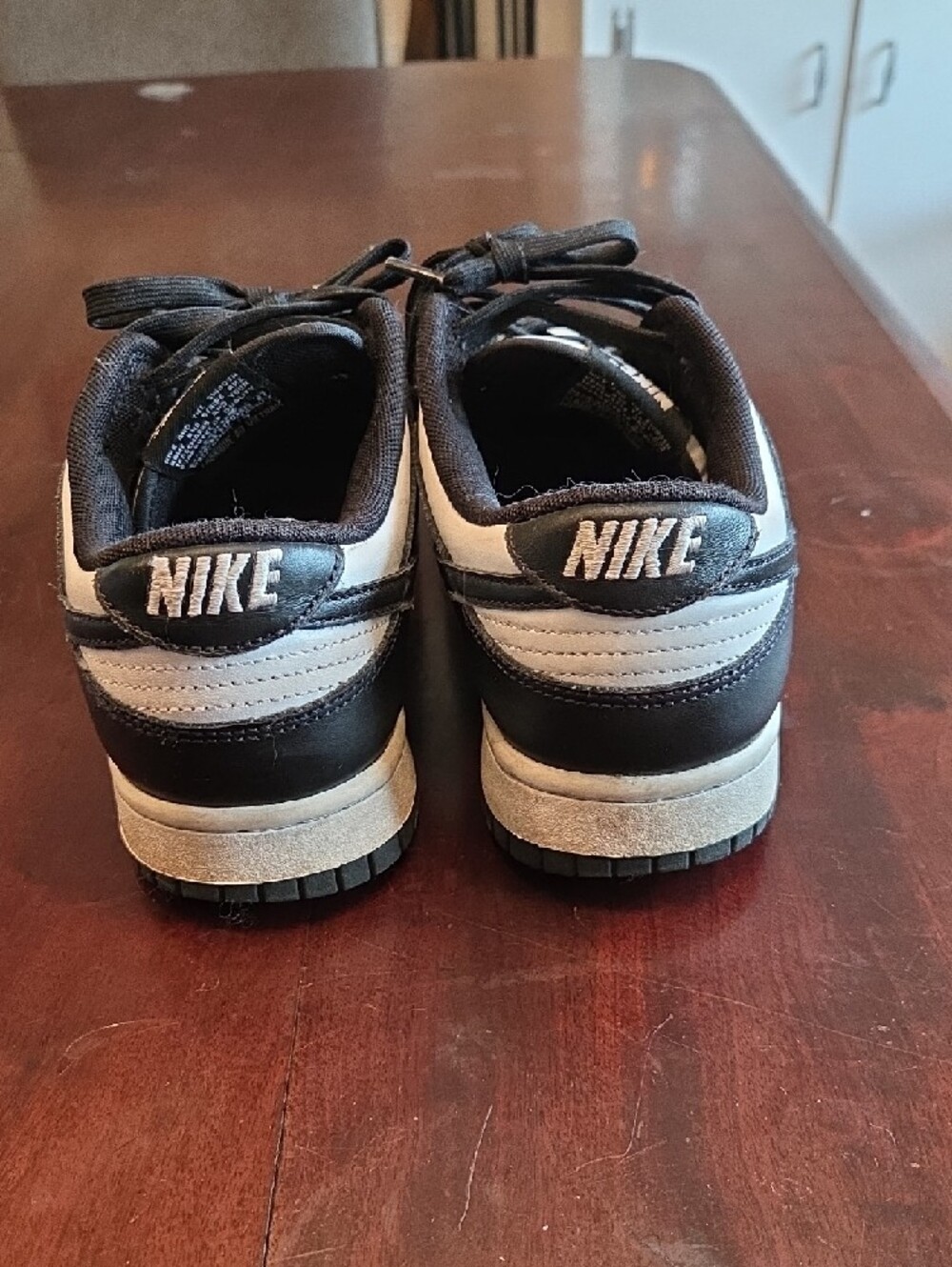 Nike Dunks Panda. Size 8 Men's - Picture 3 of 8